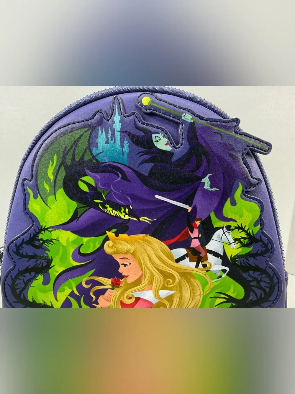 Loungefly Disney Sleeping Beauty Characters Portrait Mini Backpack & Wallet